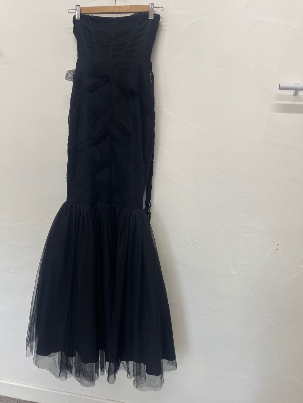 Fabulous Monique Lhuillier bridesmaid party Dress Uk4 Black JW603
