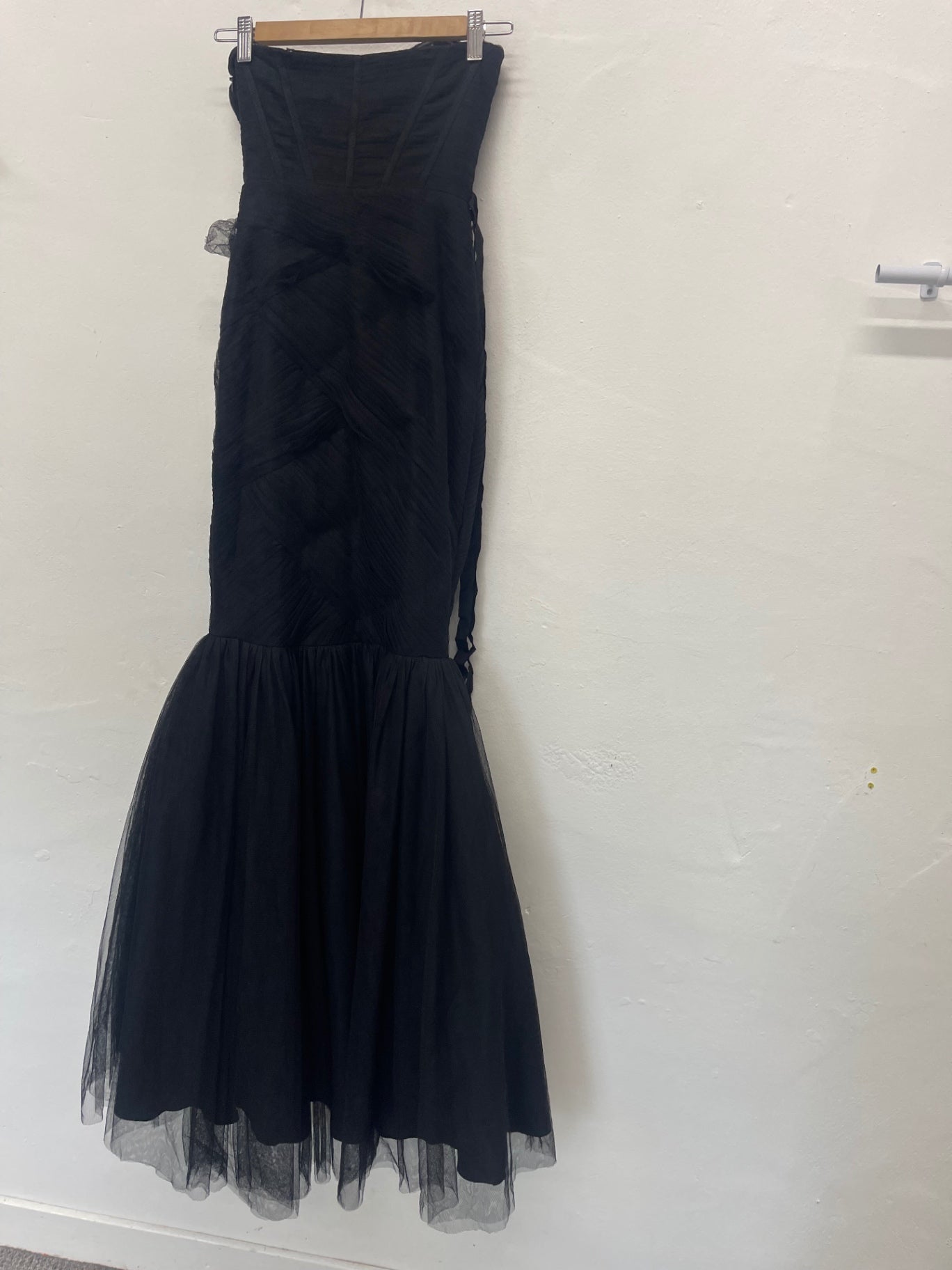 Fabulous Monique Lhuillier bridesmaid party Dress Uk4 Black JW603