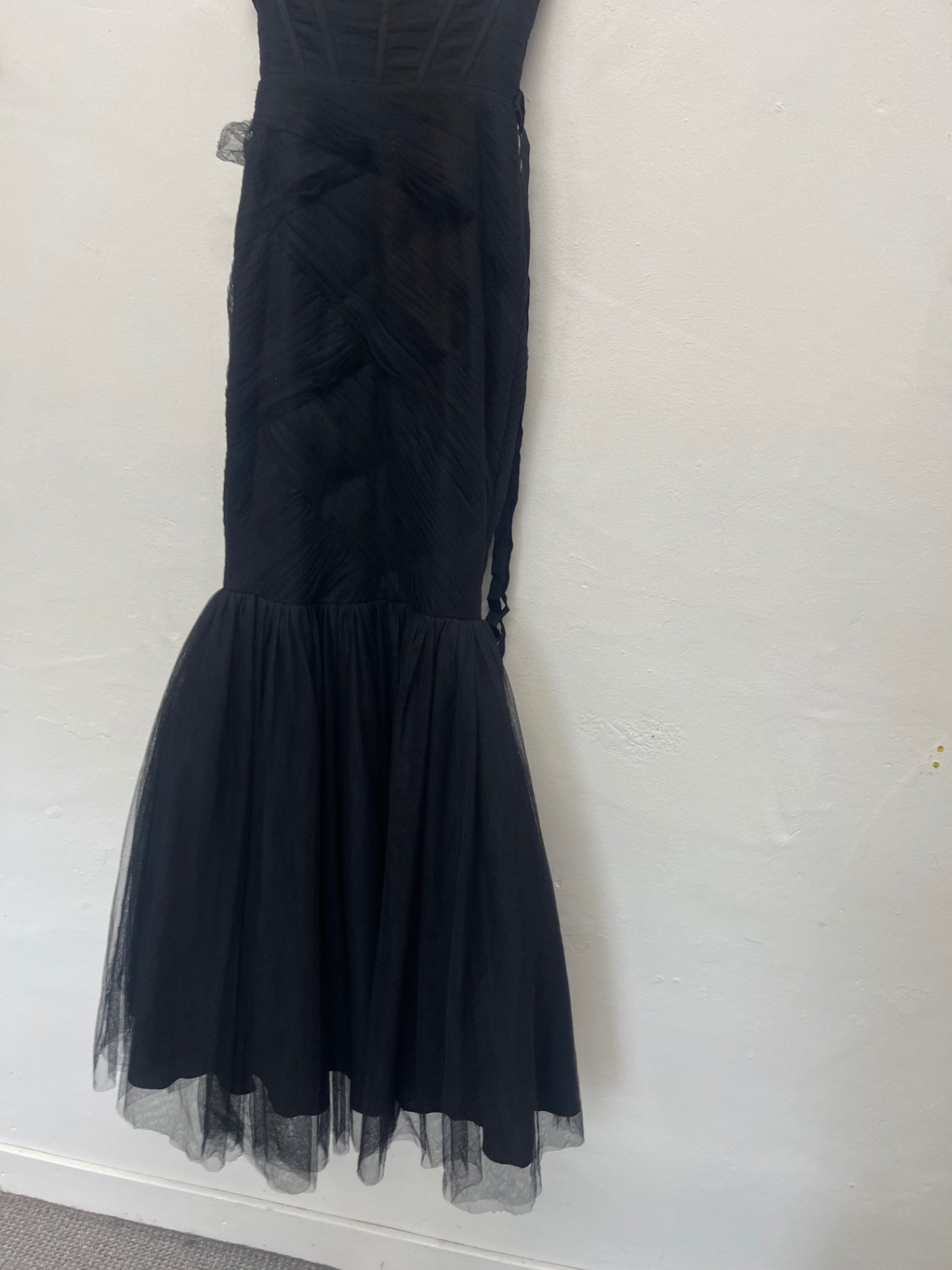 Fabulous Monique Lhuillier bridesmaid party Dress Uk4 Black JW603