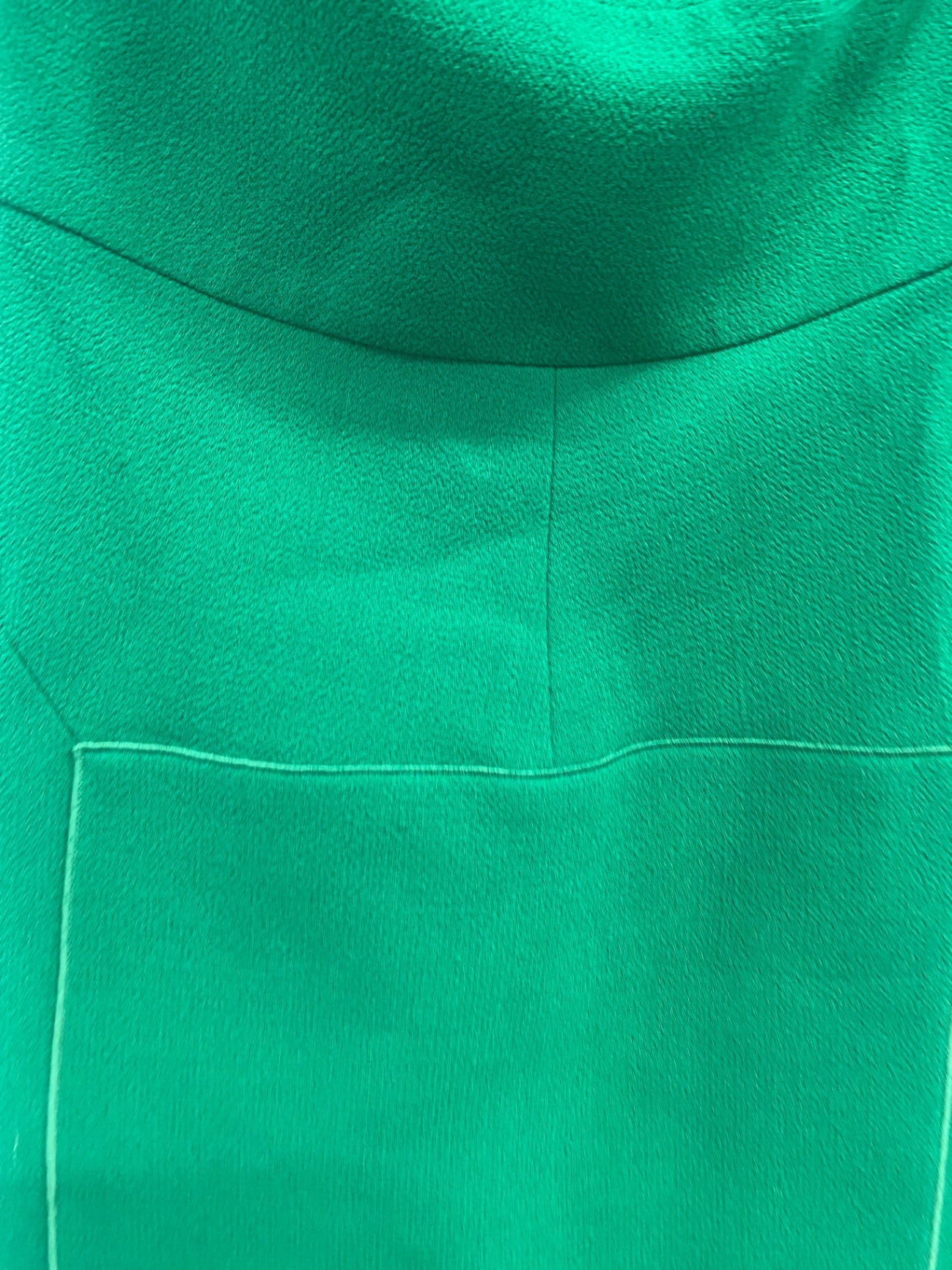 Fabulous ROLAND MOURET asymmetric Evening Dress UK12 emerald Green JW603
