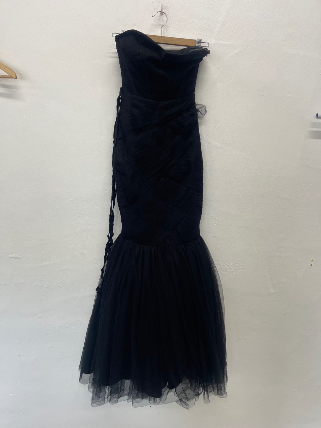 Fabulous Monique Lhuillier bridesmaid party Dress Uk4 Black JW603