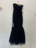 Fabulous Monique Lhuillier bridesmaid party Dress Uk4 Black JW603