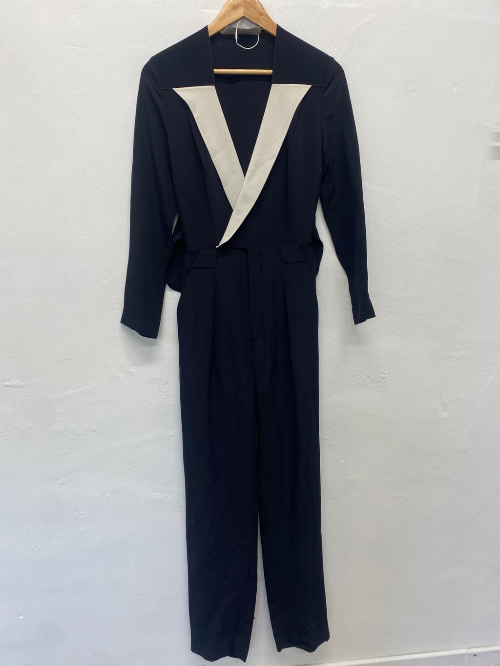 Fabulous Roland Mouret Formal Party Jumpsuit UK12 Navy Blue JW603