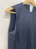 WASH Fabulous Victoria Beckham skater Dress UK12 Navy Blue JW603
