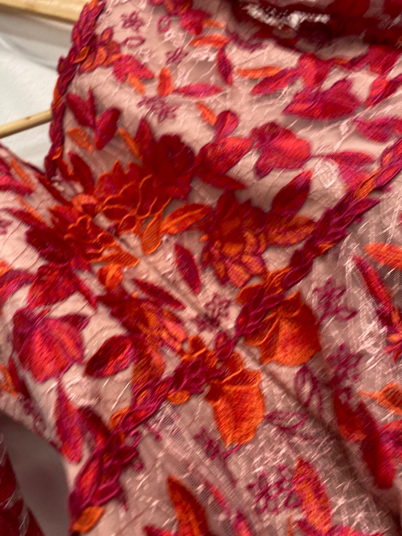 Fabulous Marquesa Notte pink & red floral occasion Dress UK10 JW603