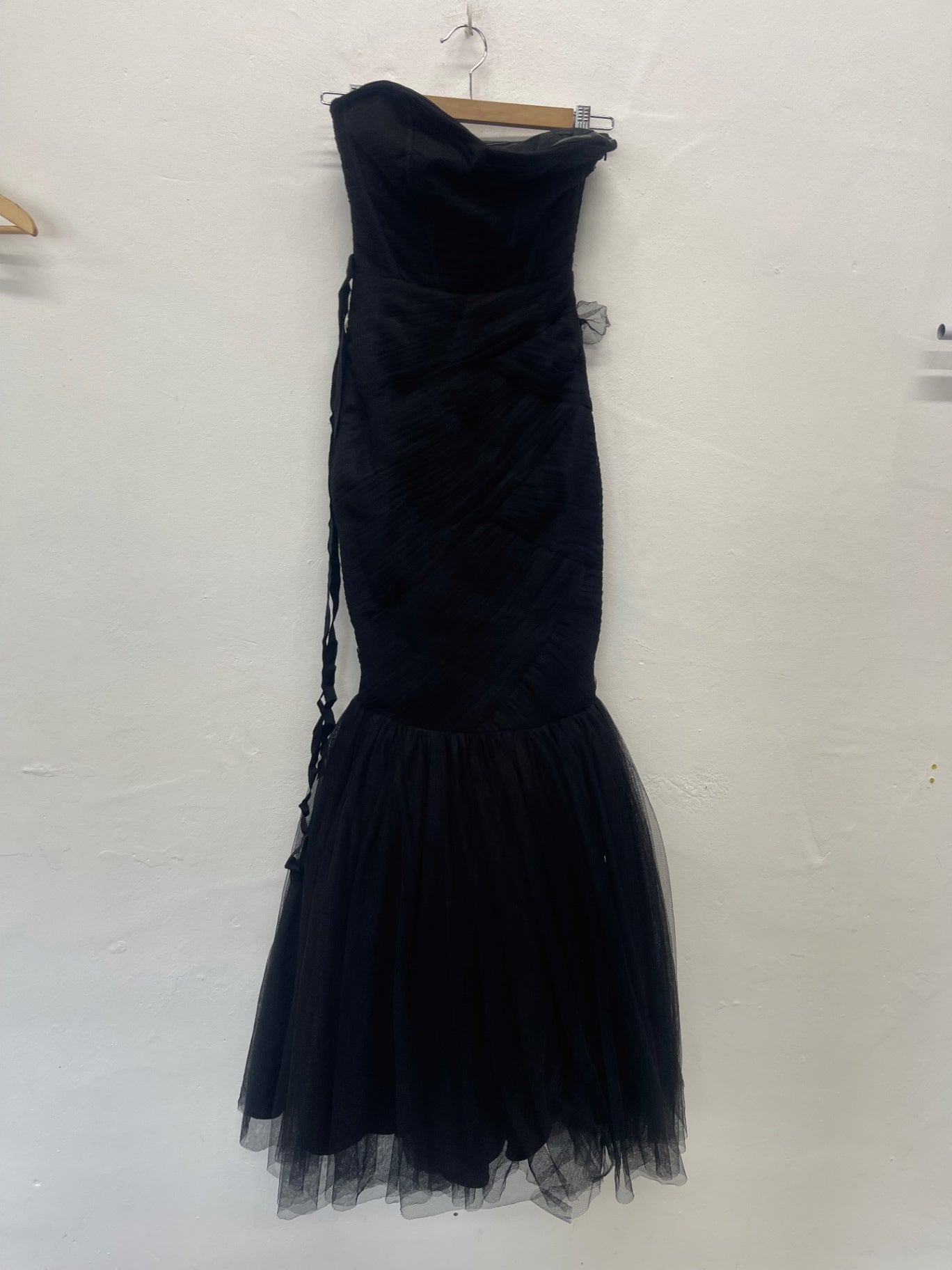 Fabulous Monique Lhuillier bridesmaid party Dress Uk4 Black JW603