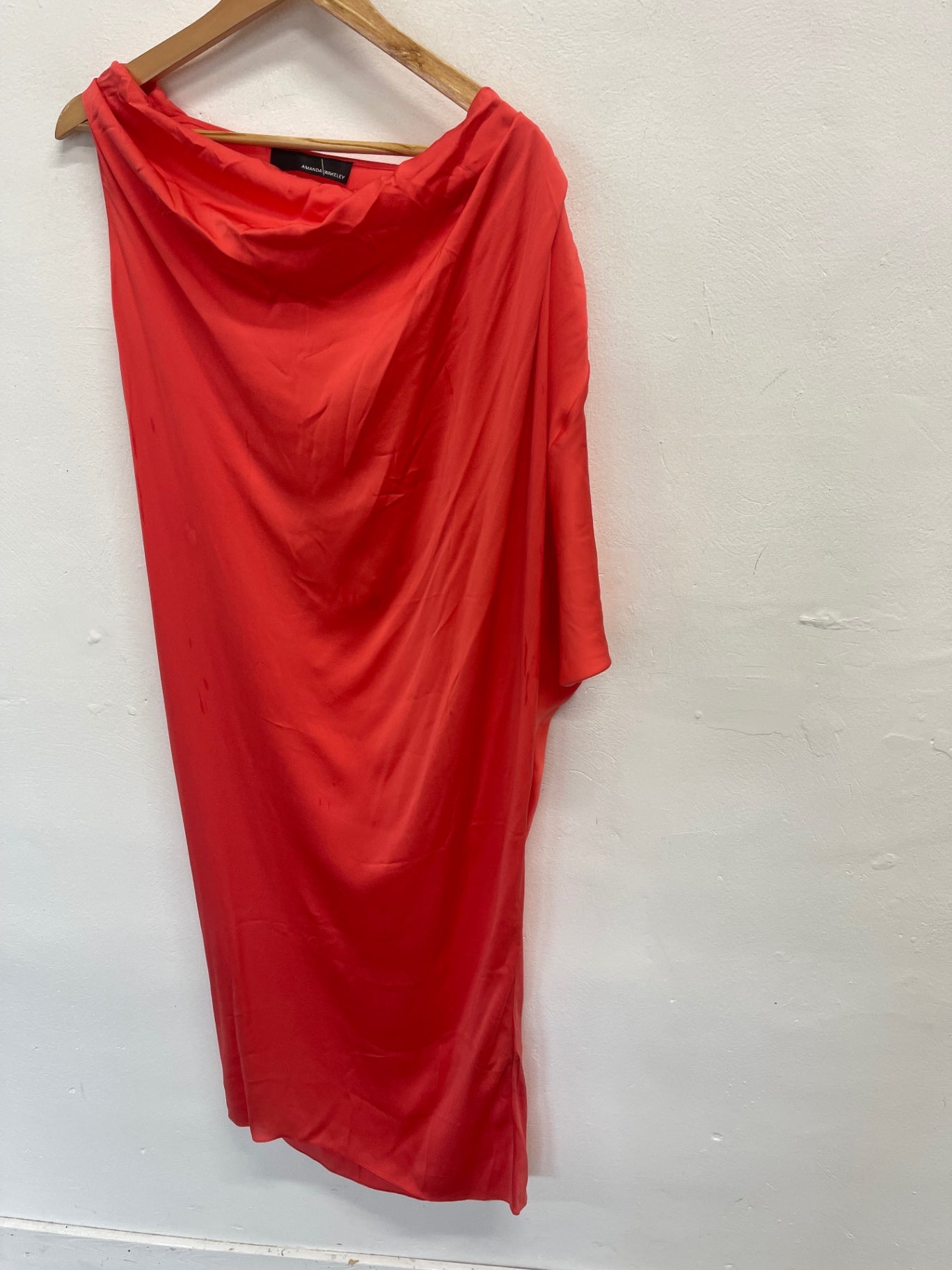 DRY CLEAN Fabulous Amanda Wakeley slip Dress UkM Red jW603