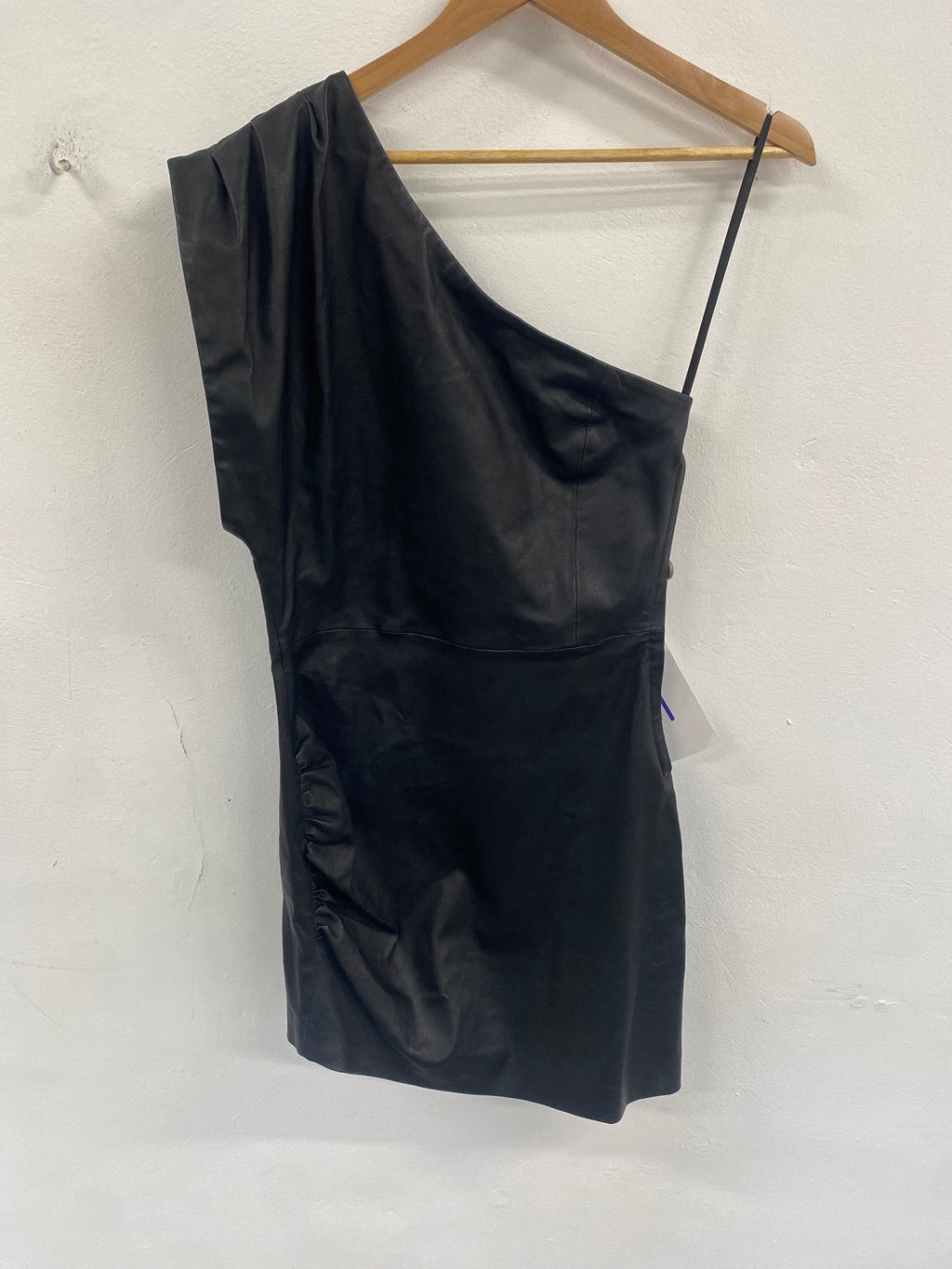 Fabulous IRO leather nappa Cocktail Dress UK12 Black JW603