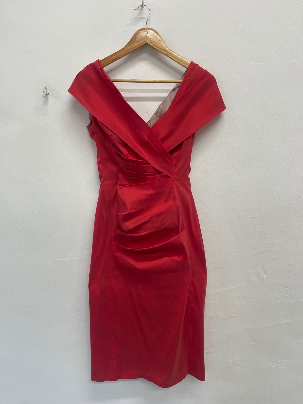 Fabulous Talbot Runhof Mobina4 Dress Eur36 Uk8 Red JW603