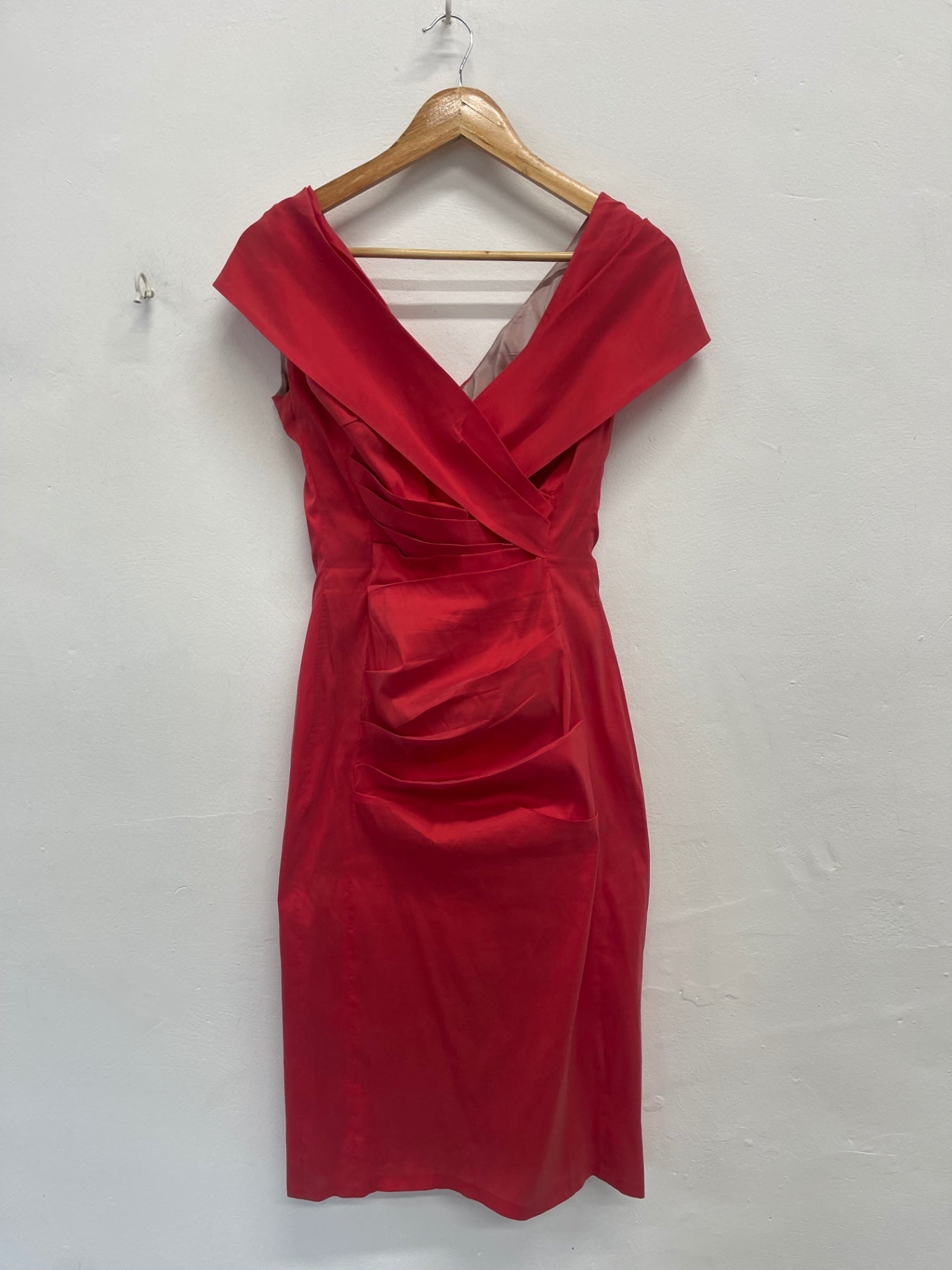 Fabulous Talbot Runhof Mobina4 Dress Eur36 Uk8 Red JW603