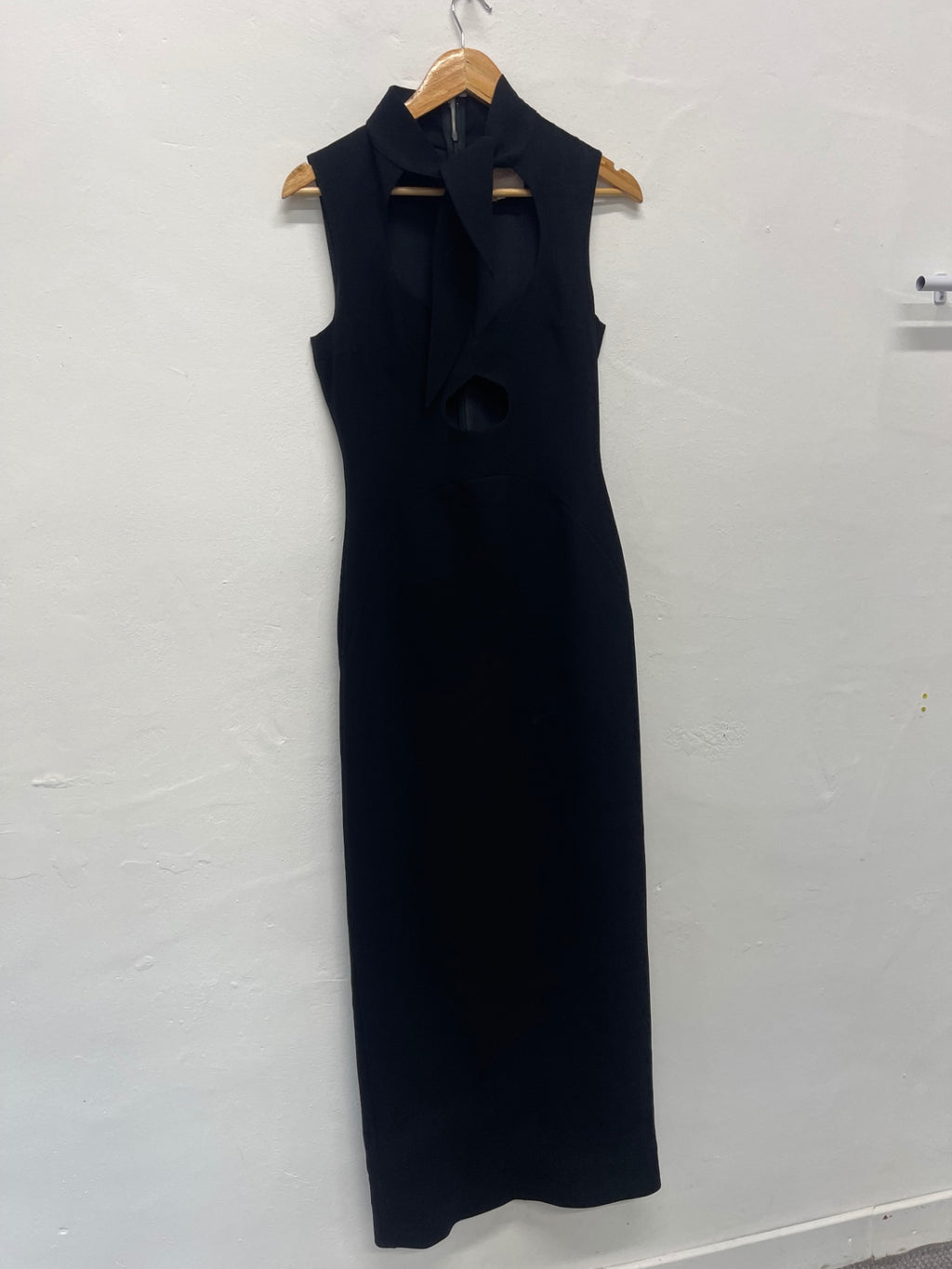 Fabulous ROKSANDA fitted elegant Evening Dress UK8 Black Crepe JW603