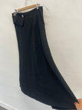 Fabulous Victoria Beckham A Line Midi Skirt UK12 Black JW603