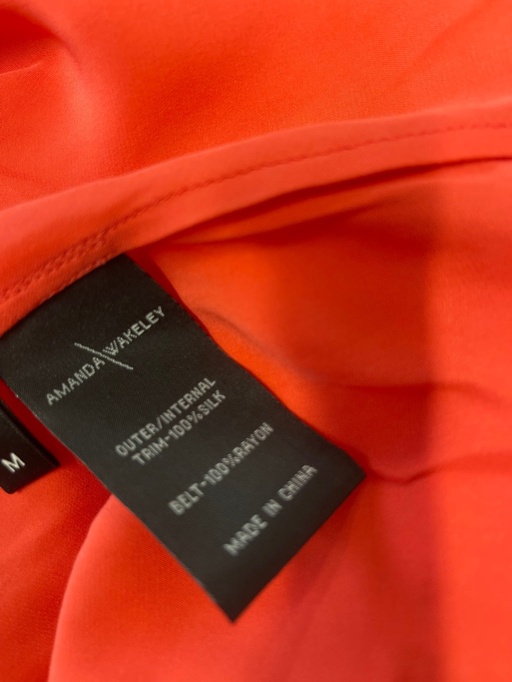 DRY CLEAN Fabulous Amanda Wakeley slip Dress UkM Red jW603