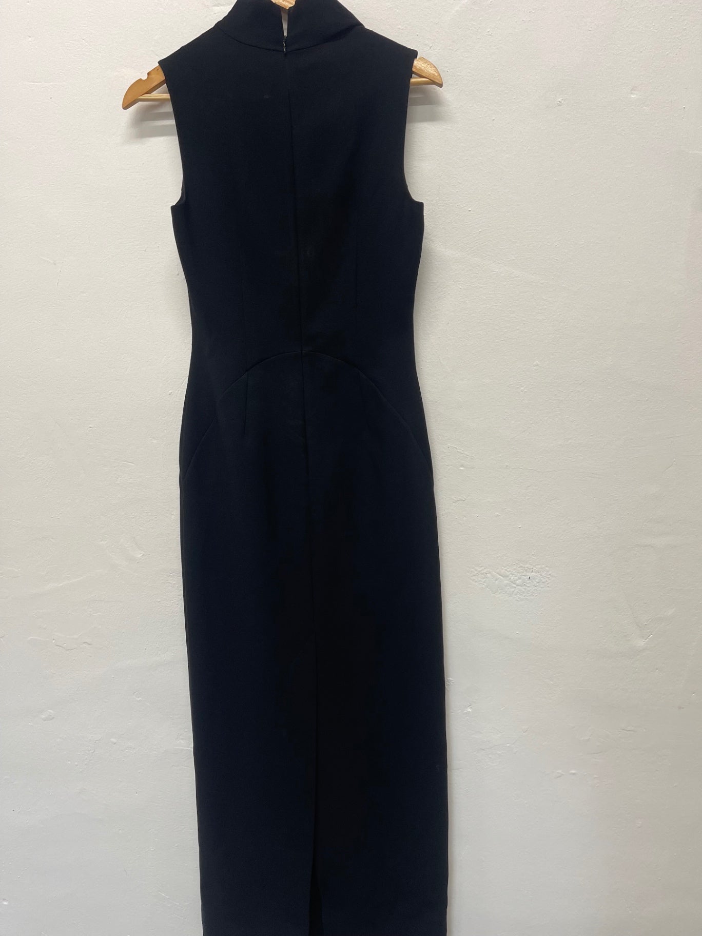 Fabulous ROKSANDA fitted elegant Evening Dress UK8 Black Crepe JW603