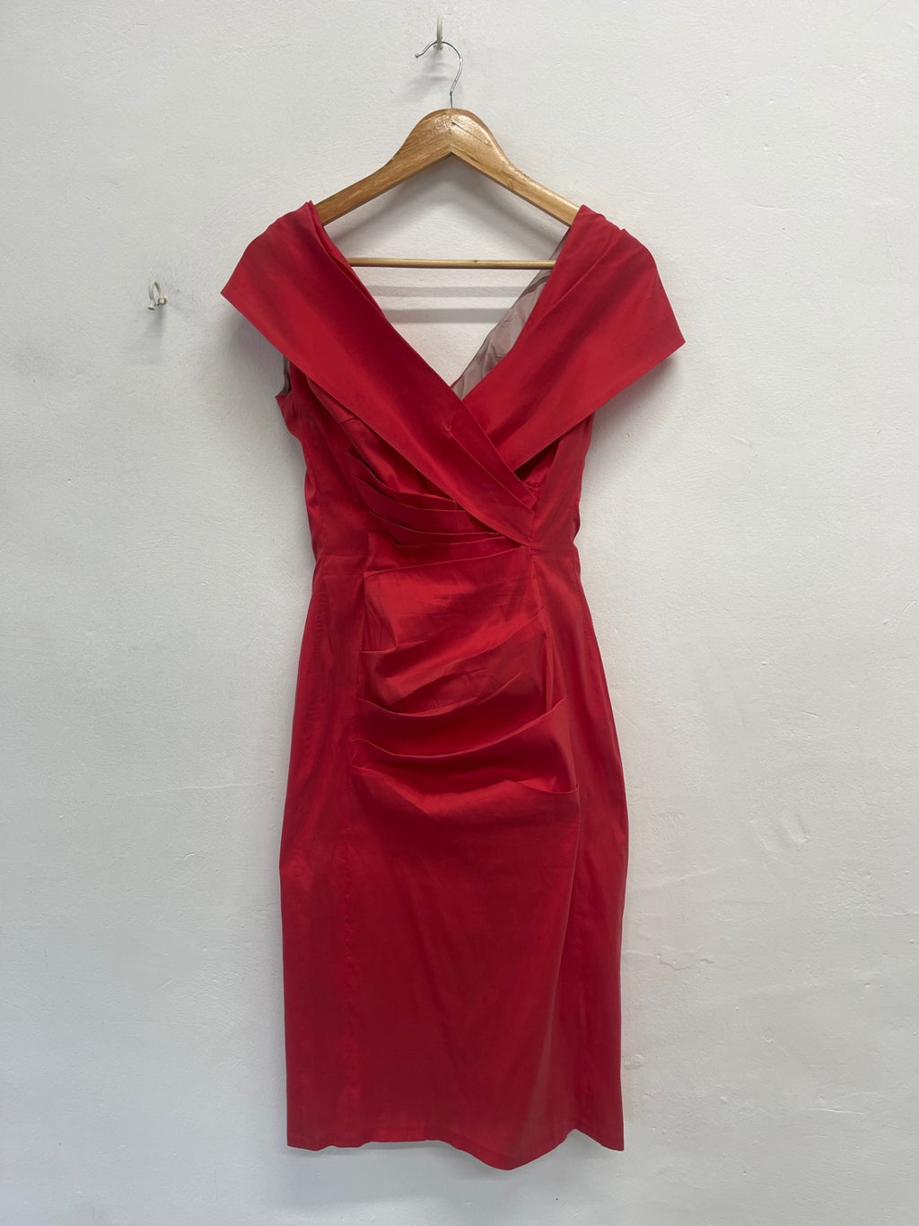 Fabulous Talbot Runhof Mobina4 Dress Eur36 Uk8 Red JW603