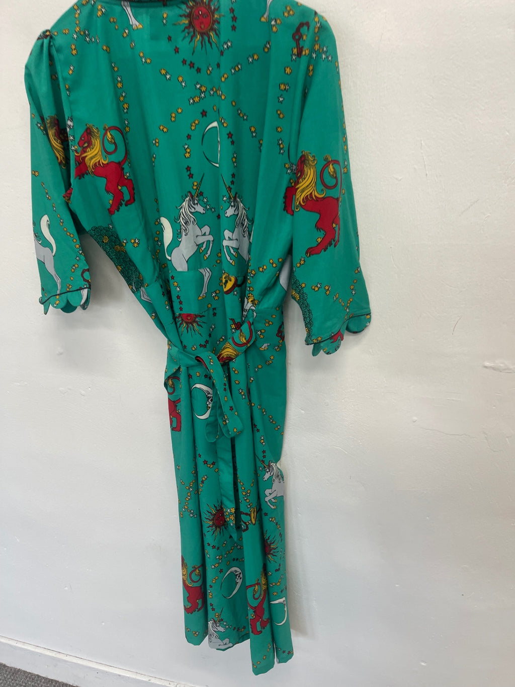 Fabulous Anami Janine unicorn wrap Dress UkXL uk14  Teal KW605 