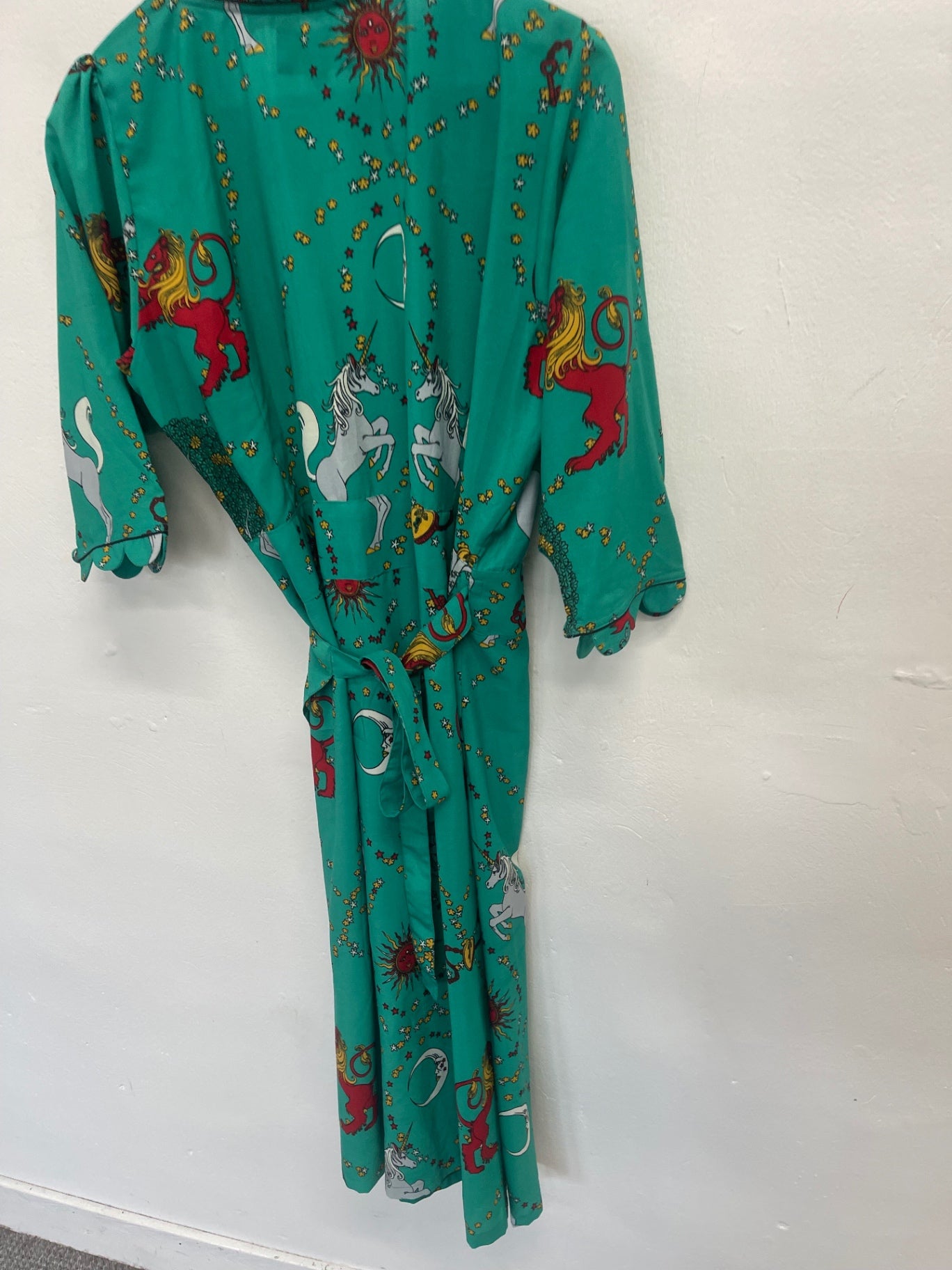Fabulous Anami Janine unicorn wrap Dress UkXL uk14  Teal KW605 