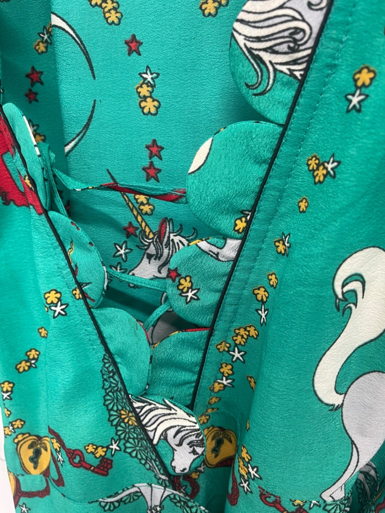 Fabulous Anami Janine unicorn wrap Dress UkXL uk14  Teal KW605 