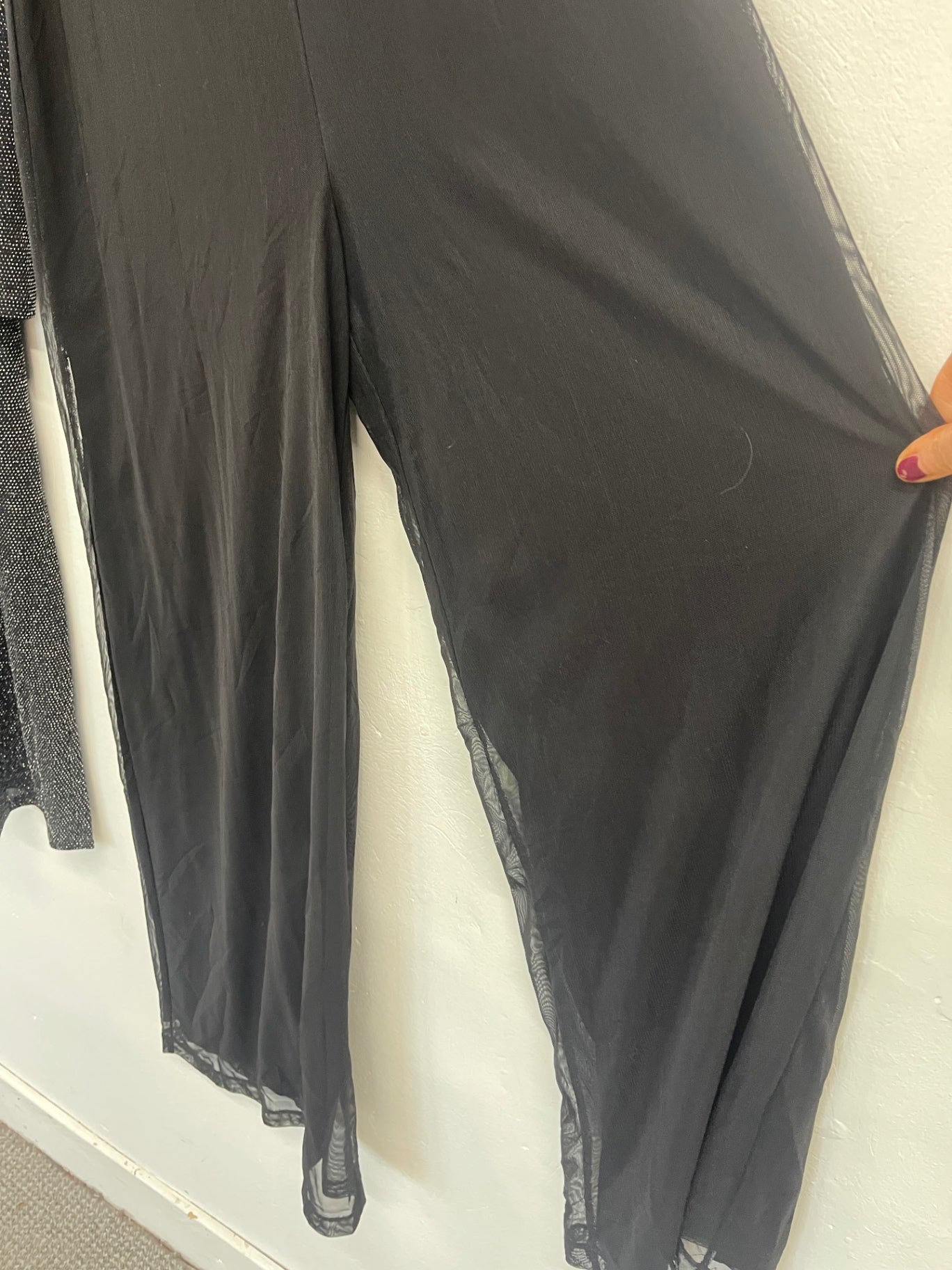 Fabulous Frank Lyman 3 piece Evening outfit UK12 Black & silver #1 KW605