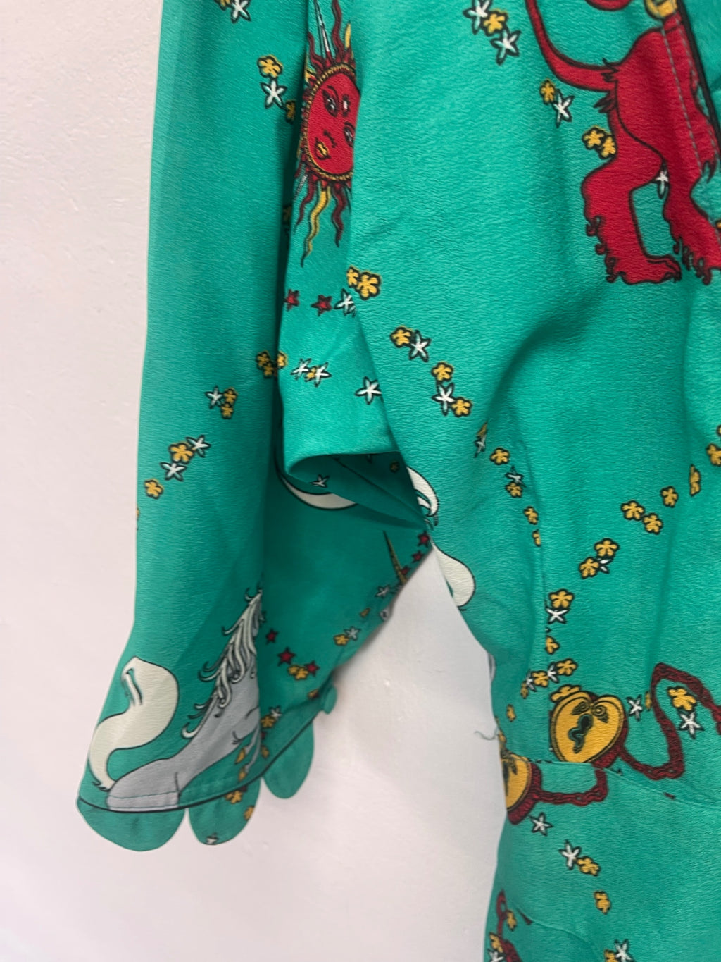 Fabulous Anami Janine unicorn wrap Dress UkXL uk14  Teal KW605 