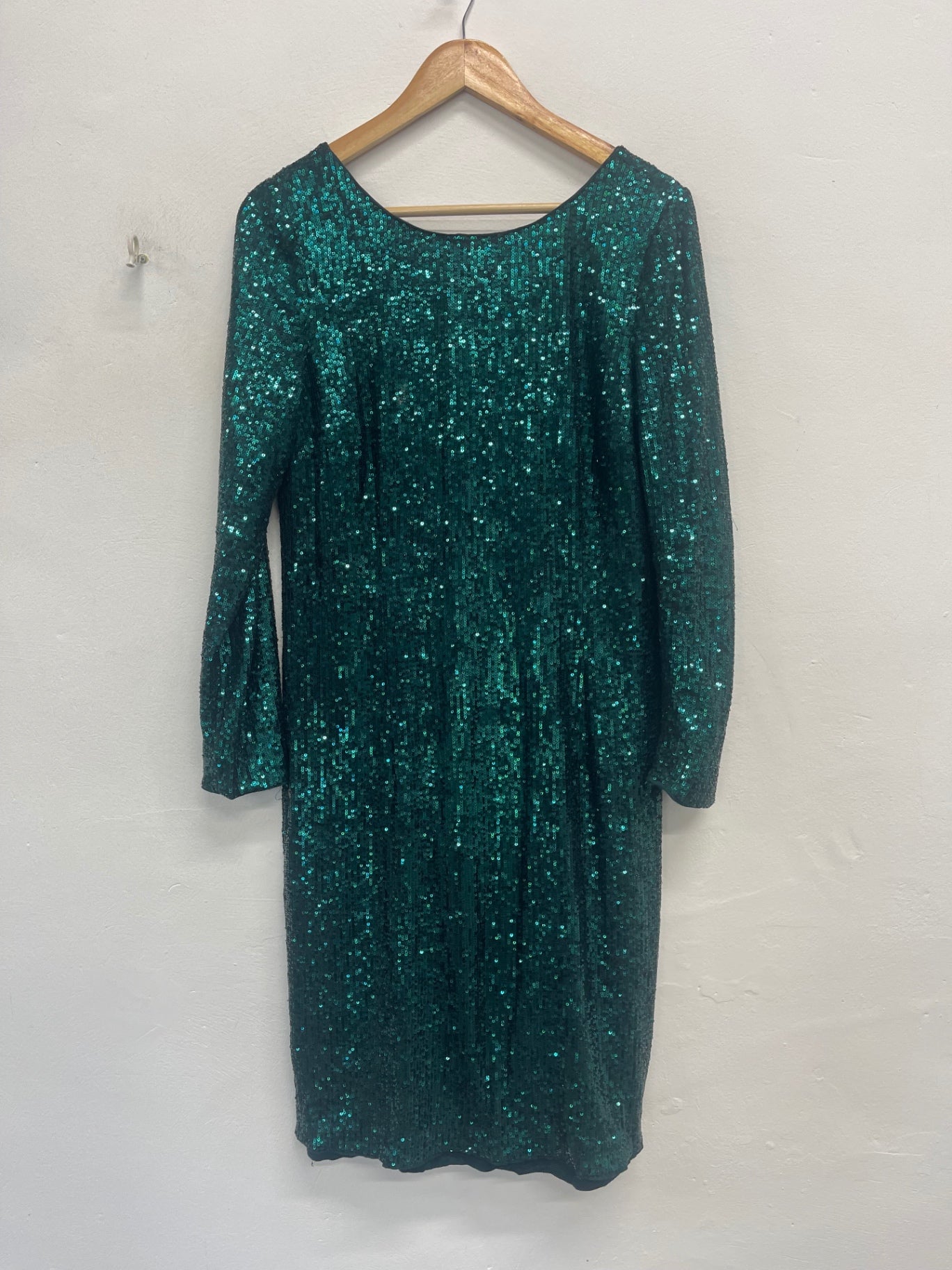 Wash Fabulous Hobbs Dress Teal sequin evening dress KW605