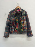 Fabulous Desigual bright fun bomber Jacket  Uk16 Multicoloured kW605