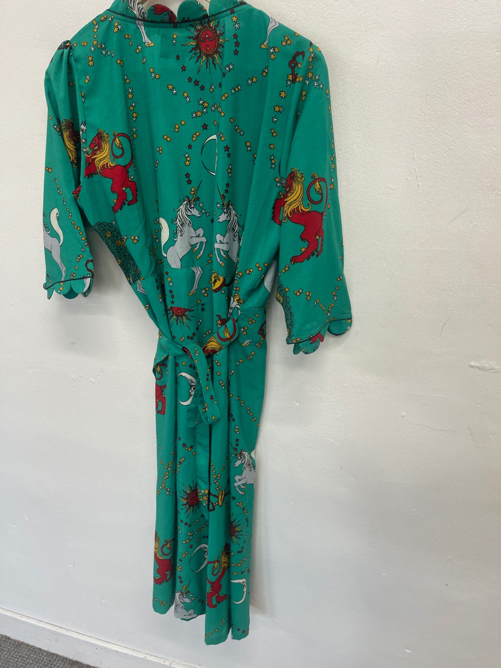 Fabulous Anami Janine unicorn wrap Dress UkXL uk14  Teal KW605 