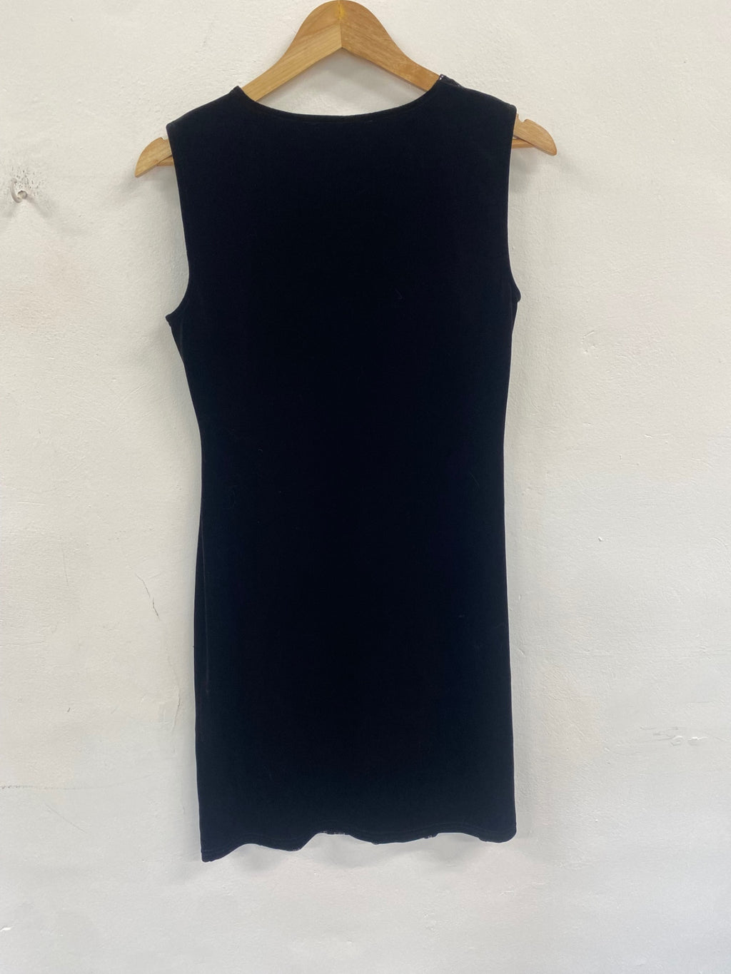 Fabulous Joseph Ribkoff Dress UK12 Black & Silver velvet KW605