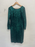 Wash Fabulous Hobbs Dress Teal sequin evening dress KW605