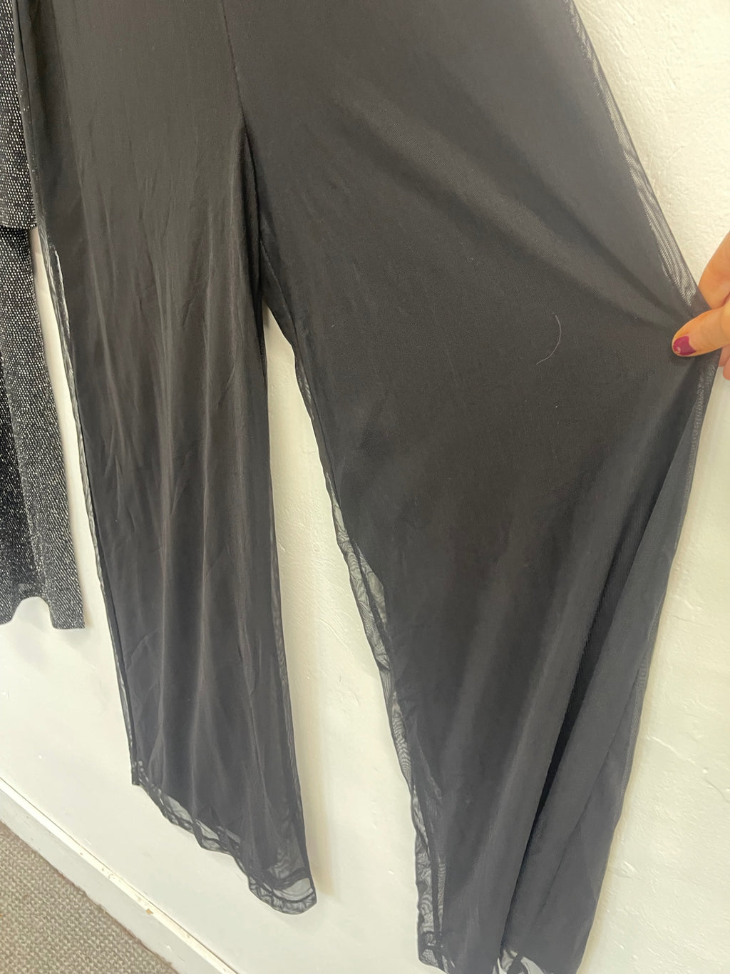 Fabulous Frank Lyman 3 piece Evening outfit UK12 Black & silver #1 KW605
