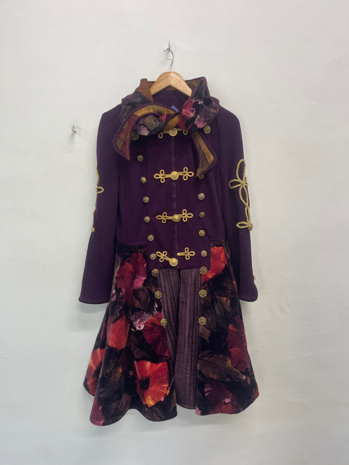 Fabulous Amber Studios purple alternative Fantasy Coat UkM Purple Rrp £400 KW605