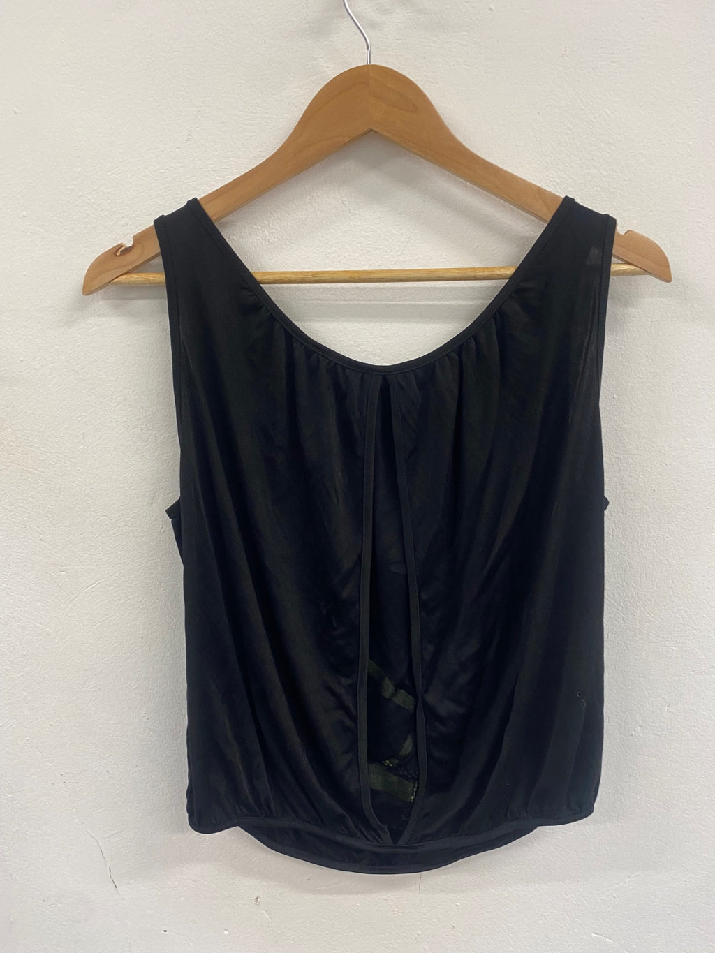 Fabulous Christian Lacroix Bazar Y2K Sleeveless vest Top L Black Ibiza 90’s KW605