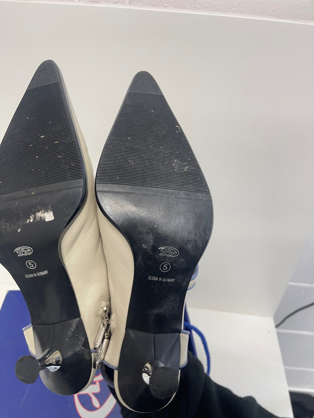 Jef Bains XRace Y2K Leather Pointed Toe Cut Out Heels UK 5 Futuristic Archive KW605