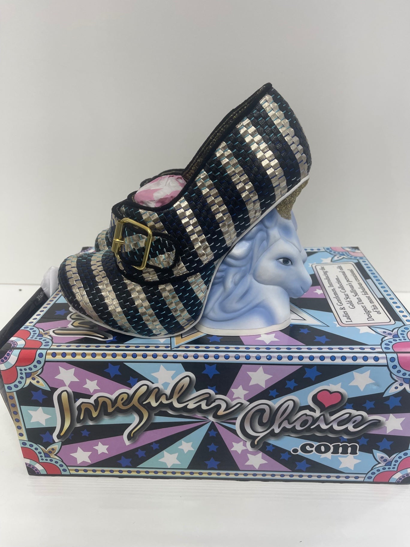 Fabulous Irregular Choice Full of Grace Unicorn Shoes uk4 ice unicorn New Rare KW605