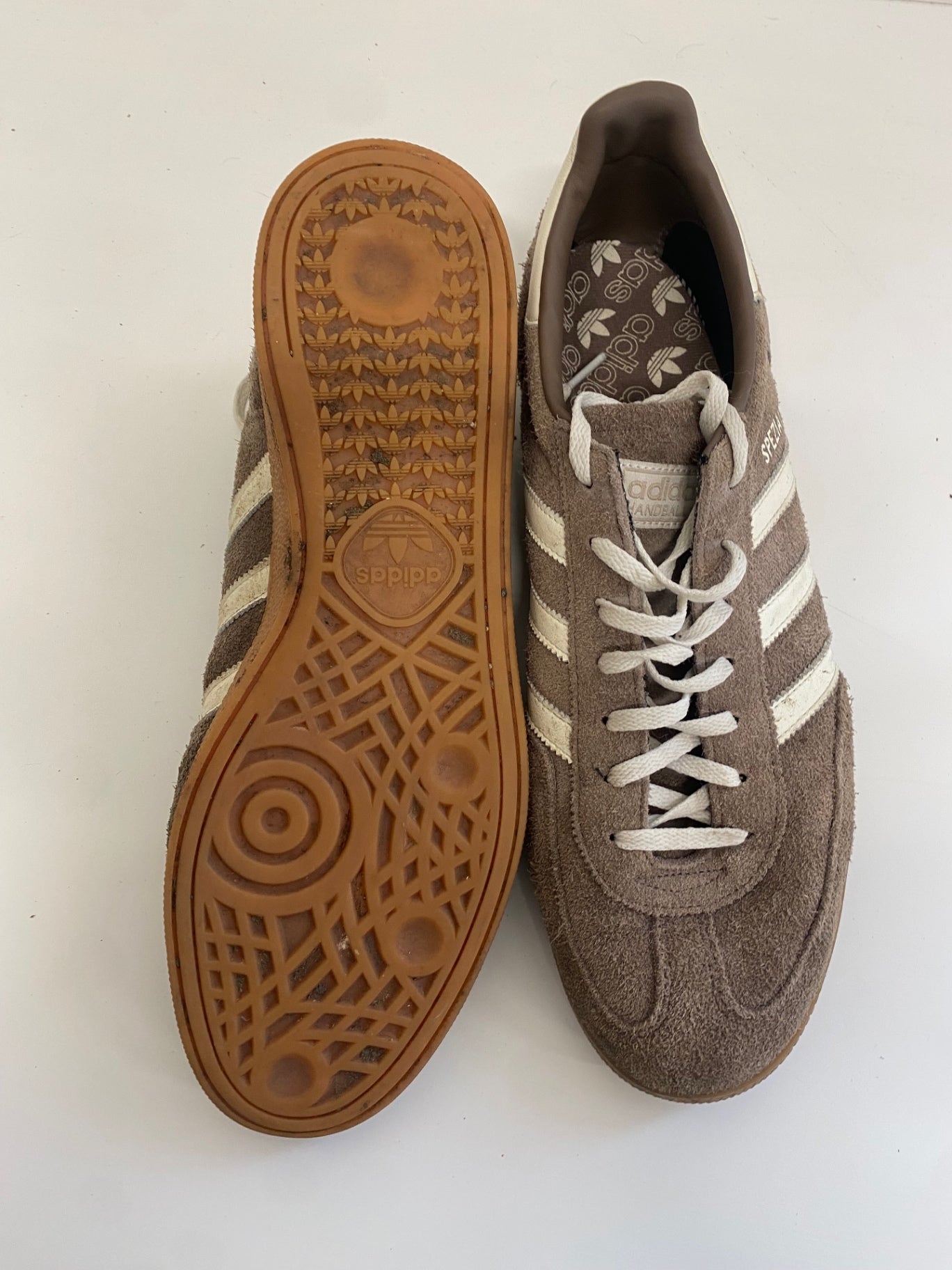Fabulous adidas Handball Spezial Originals Sneakers Uk13 Brown KB606