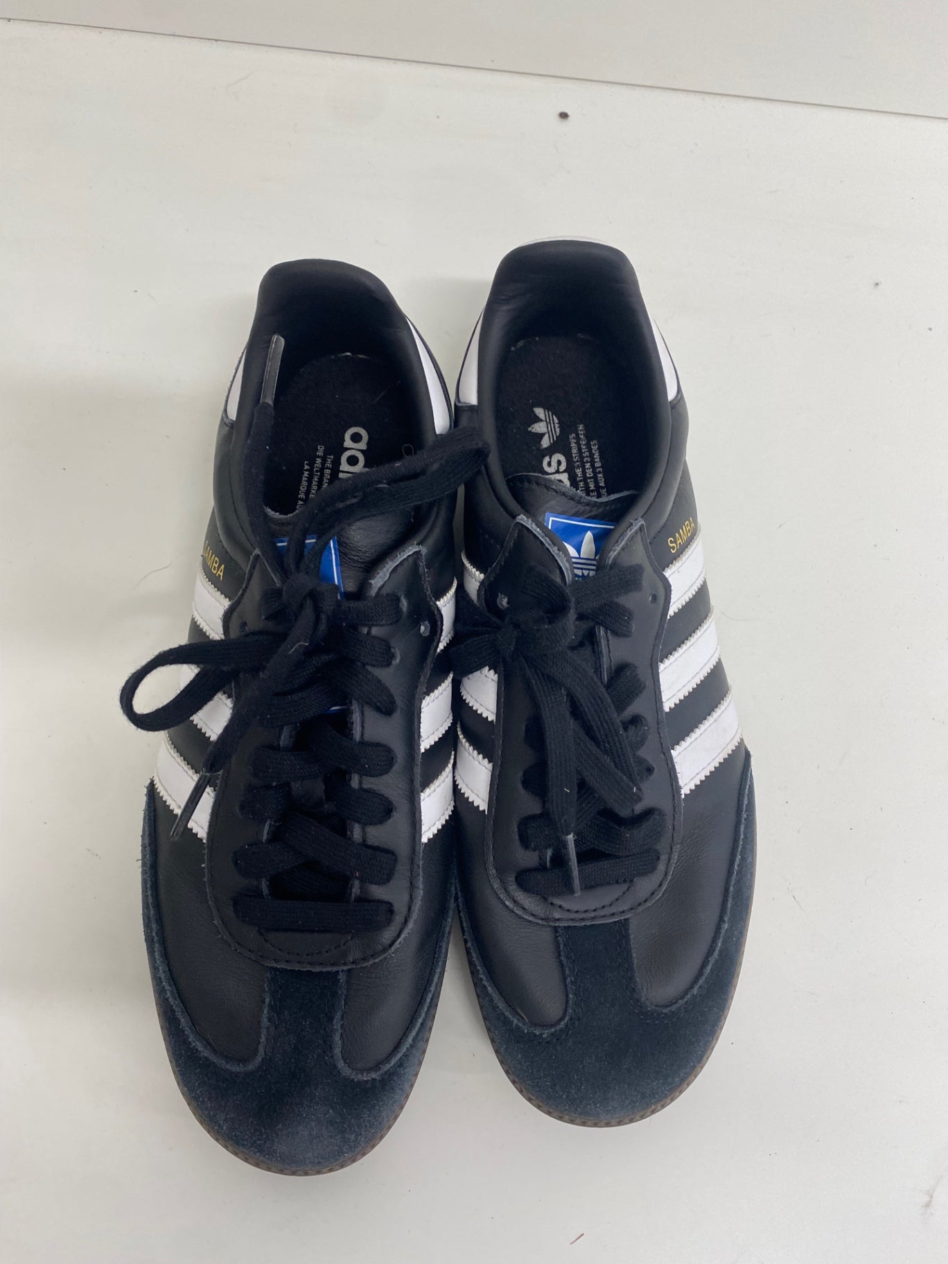 Fabulous adidas Samba black white Sneakers UK6.5 Black KB606