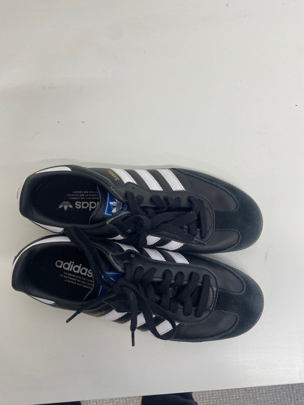 Fabulous adidas Samba black white Sneakers UK6.5 Black KB606