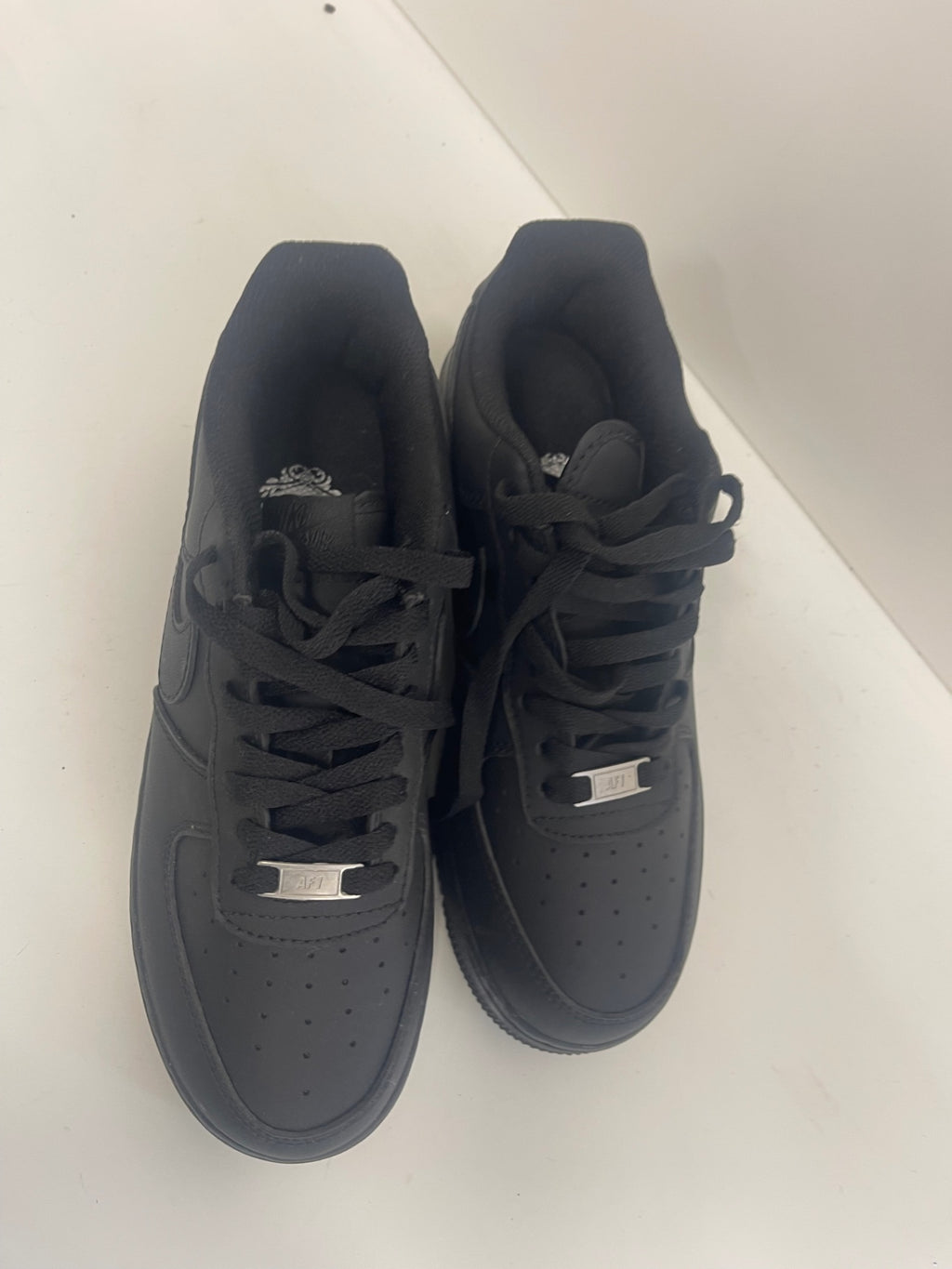 Fabulous Nike Air Force 1 low Sneakers Uk6 Black vGC GC607