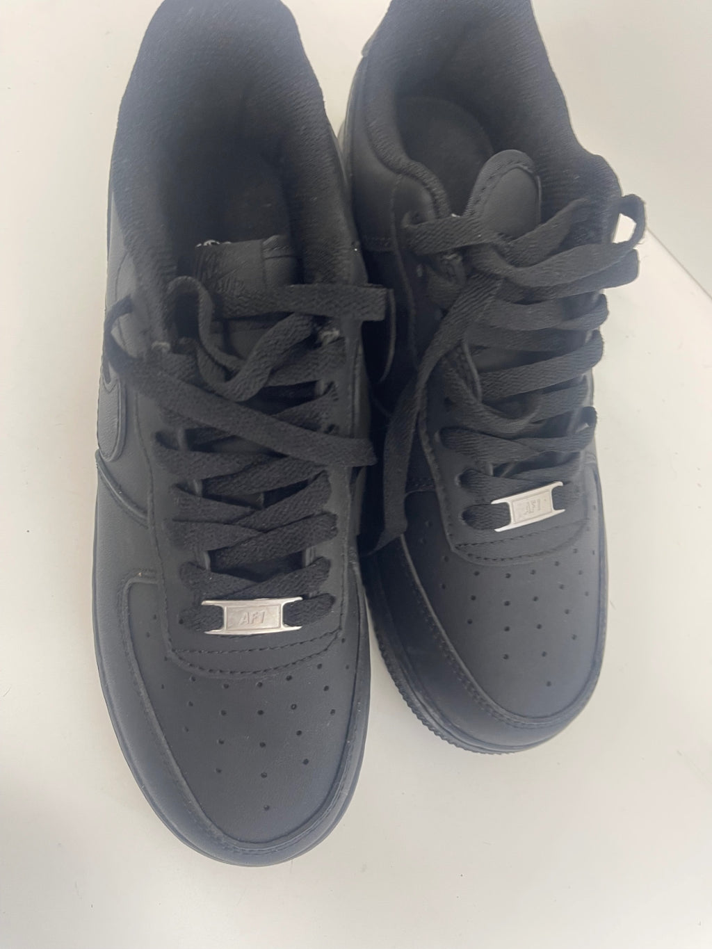 Fabulous Nike Air Force 1 low Sneakers Uk6 Black vGC GC607