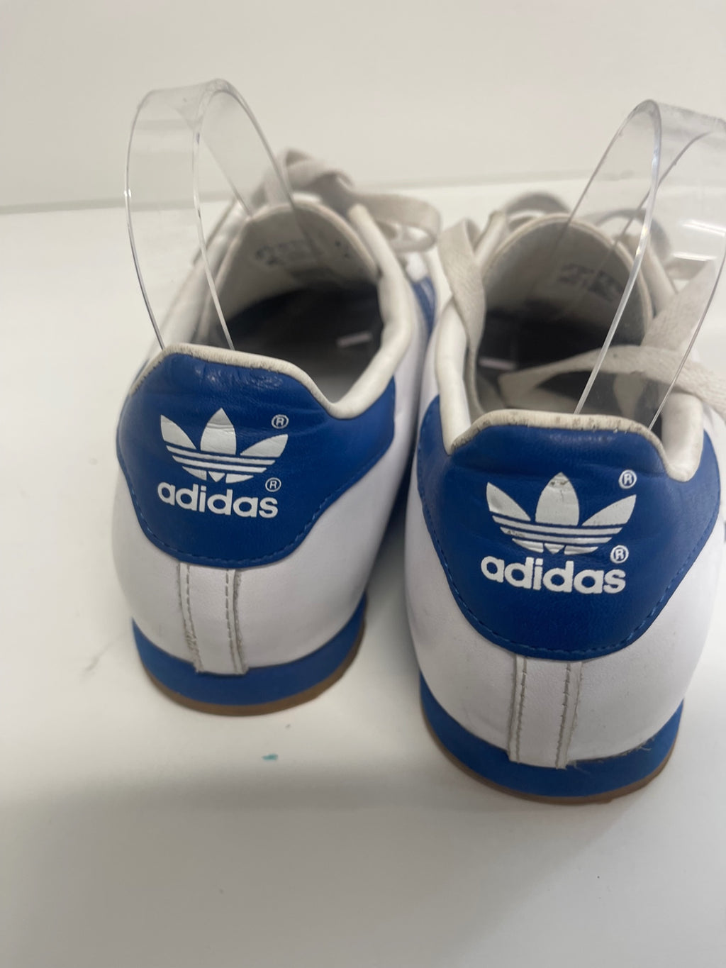 Fabulous adidas Rom Sneakers UK9 White & Blue GC607