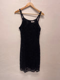 Fabulous Il Marquese Cooccopani evening Dress UK8 Black FK608