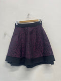 Fabulous Diane von Furstenberg mini occasion Skirt UK8 Purple FK608