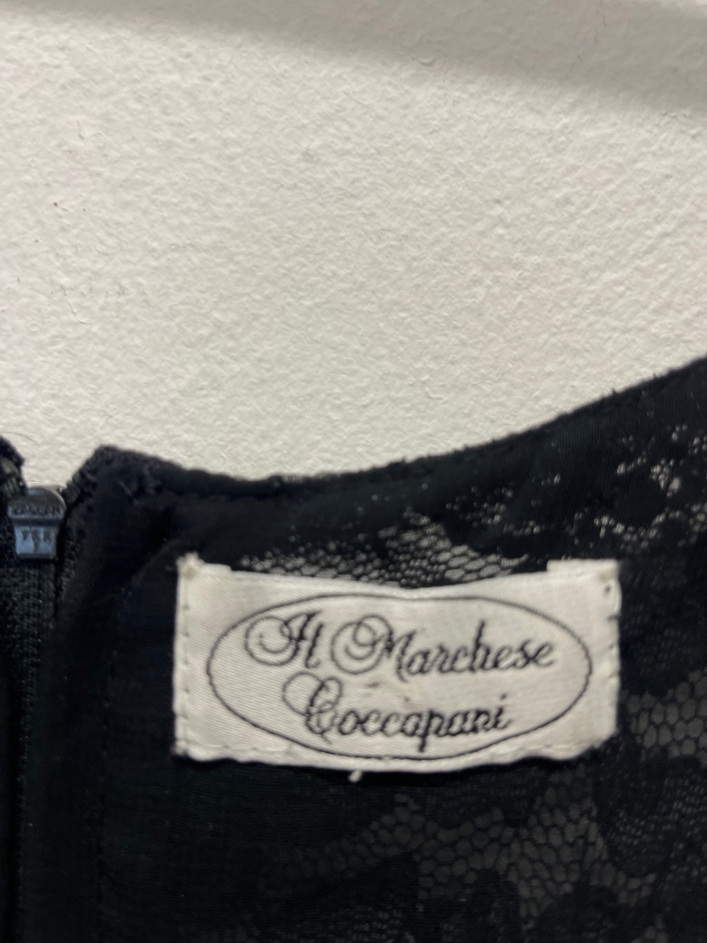 Fabulous Il Marquese Cooccopani evening Dress UK8 Black FK608