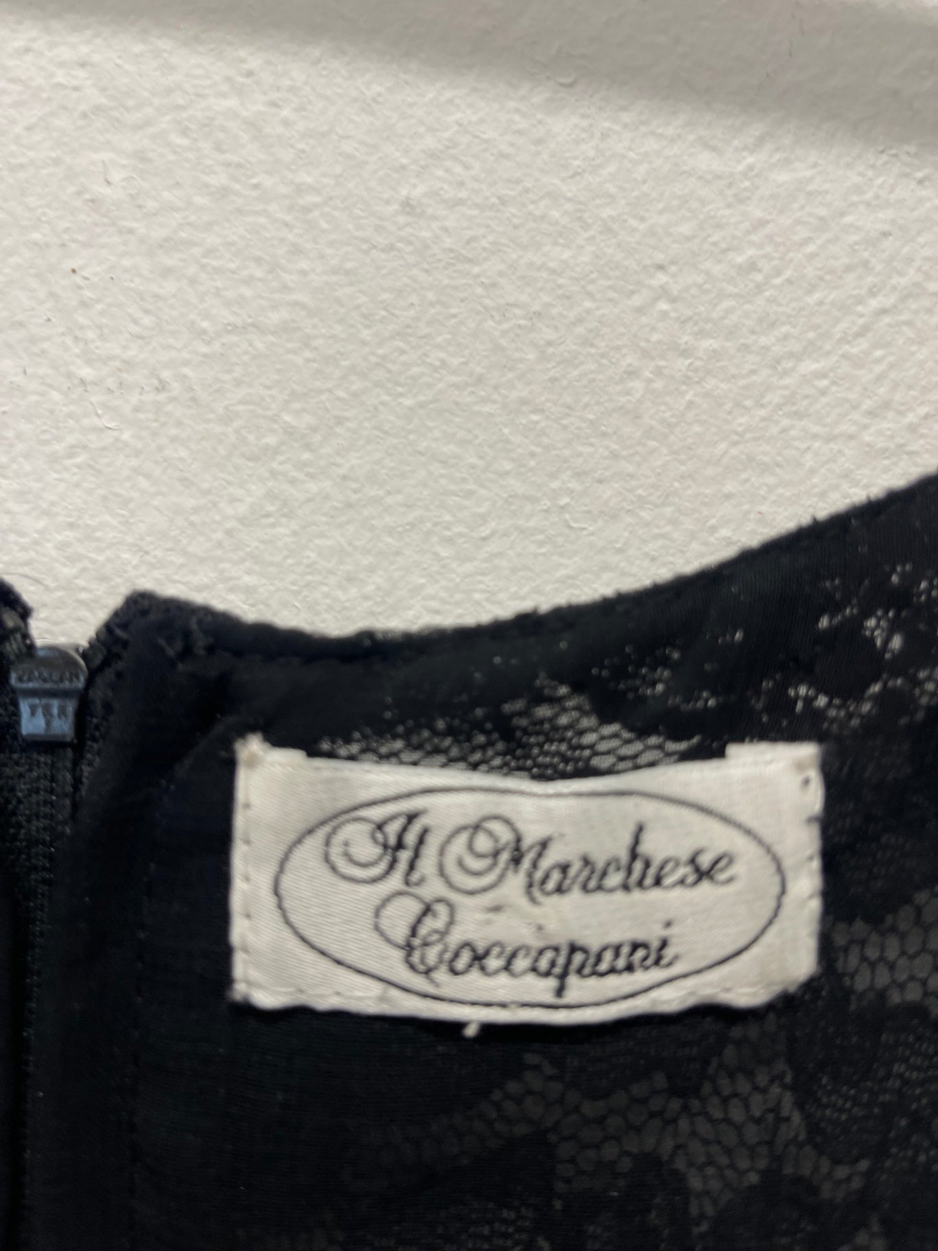 Fabulous Il Marquese Cooccopani evening Dress UK8 Black FK608
