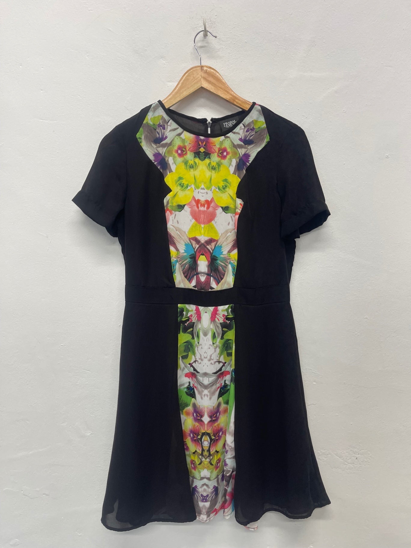 Fabulous Prabal Gurung for Target Dress Uk12 black fit & flare FK608