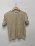 Fabulous Marks & Spencers cashmere Jumper UK 16 Beige Biscuit FK608