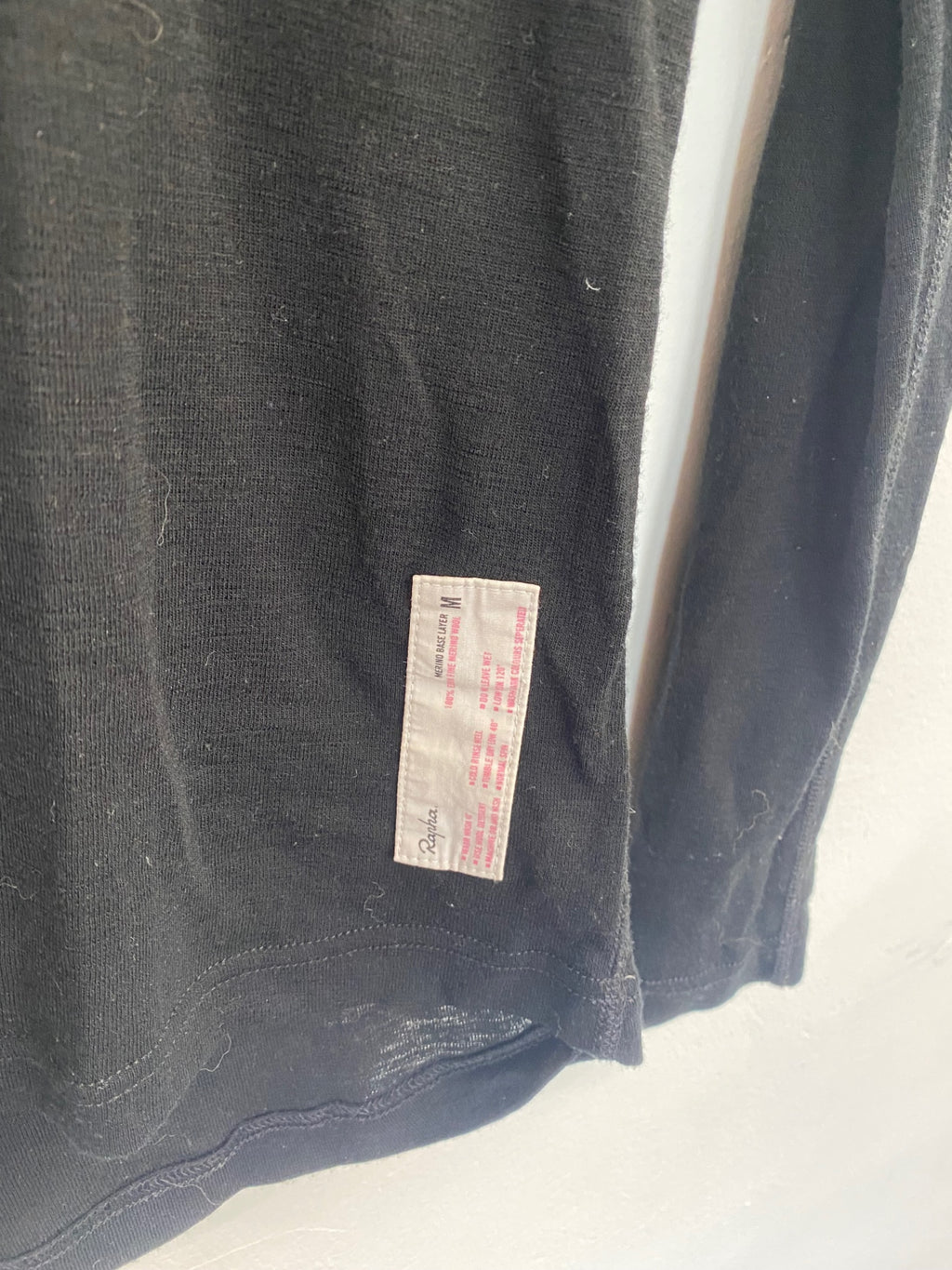 Fabulous Rapha Merino Base layer M Black MTB ski snowboard FK608
