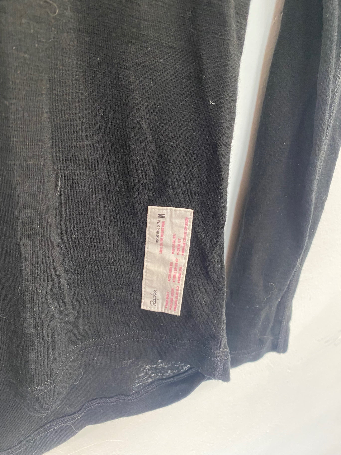 Fabulous Rapha Merino Base layer M Black MTB ski snowboard FK608