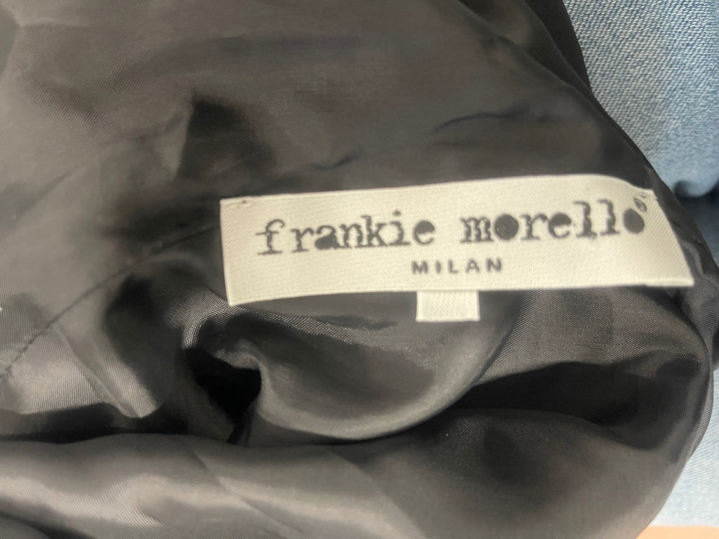 Fabulous Frankie Morello a line mini Dress Uk12 Black FK609