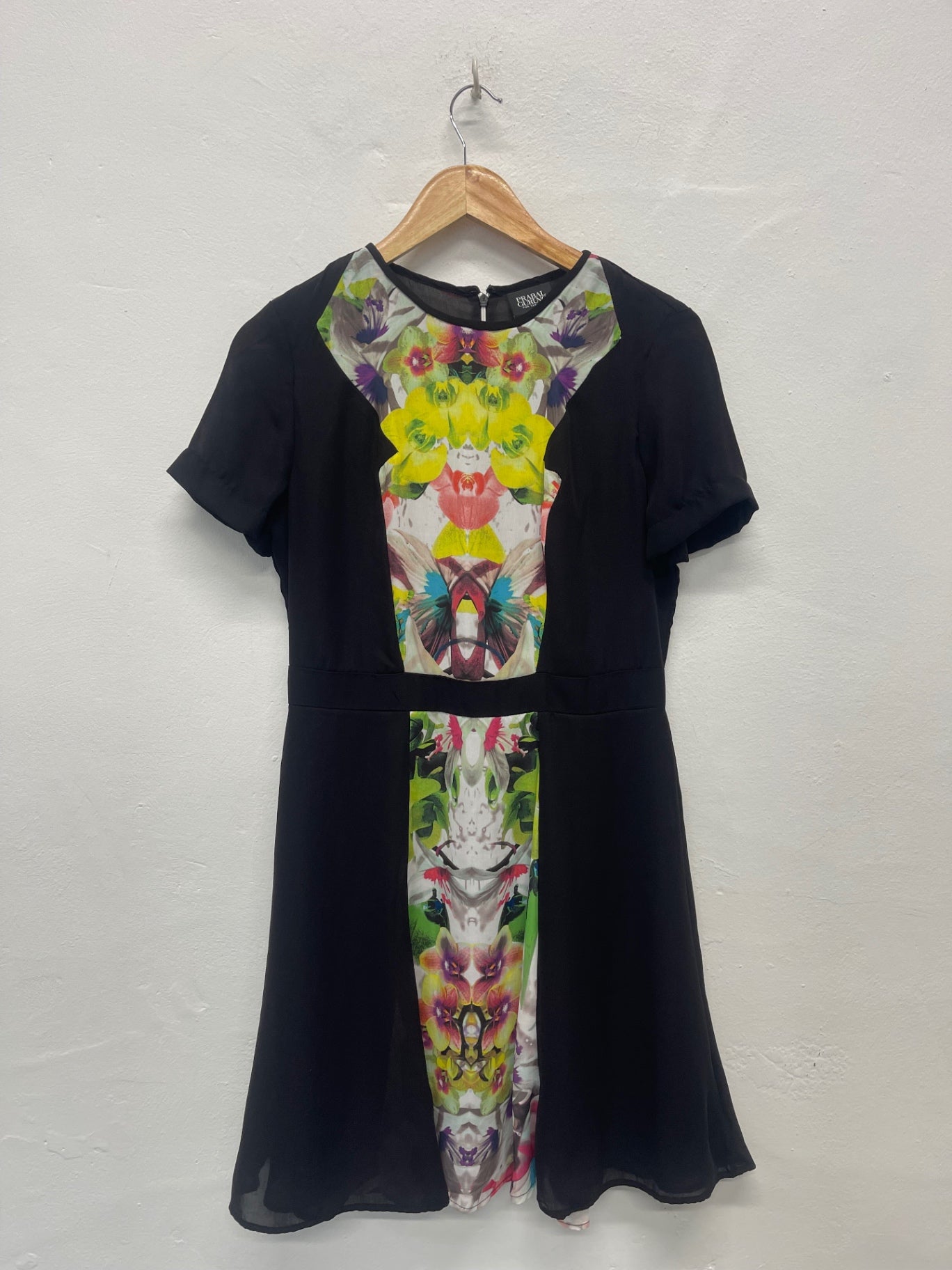 Fabulous Prabal Gurung for Target Dress Uk12 black fit & flare FK608